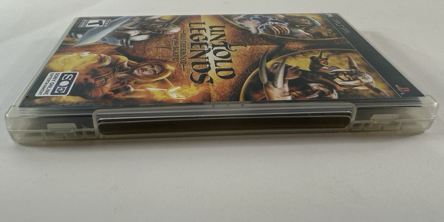 Untold Legends: The Warrior's Code (Sony PSP, 2006) Game Case Manual - Tested