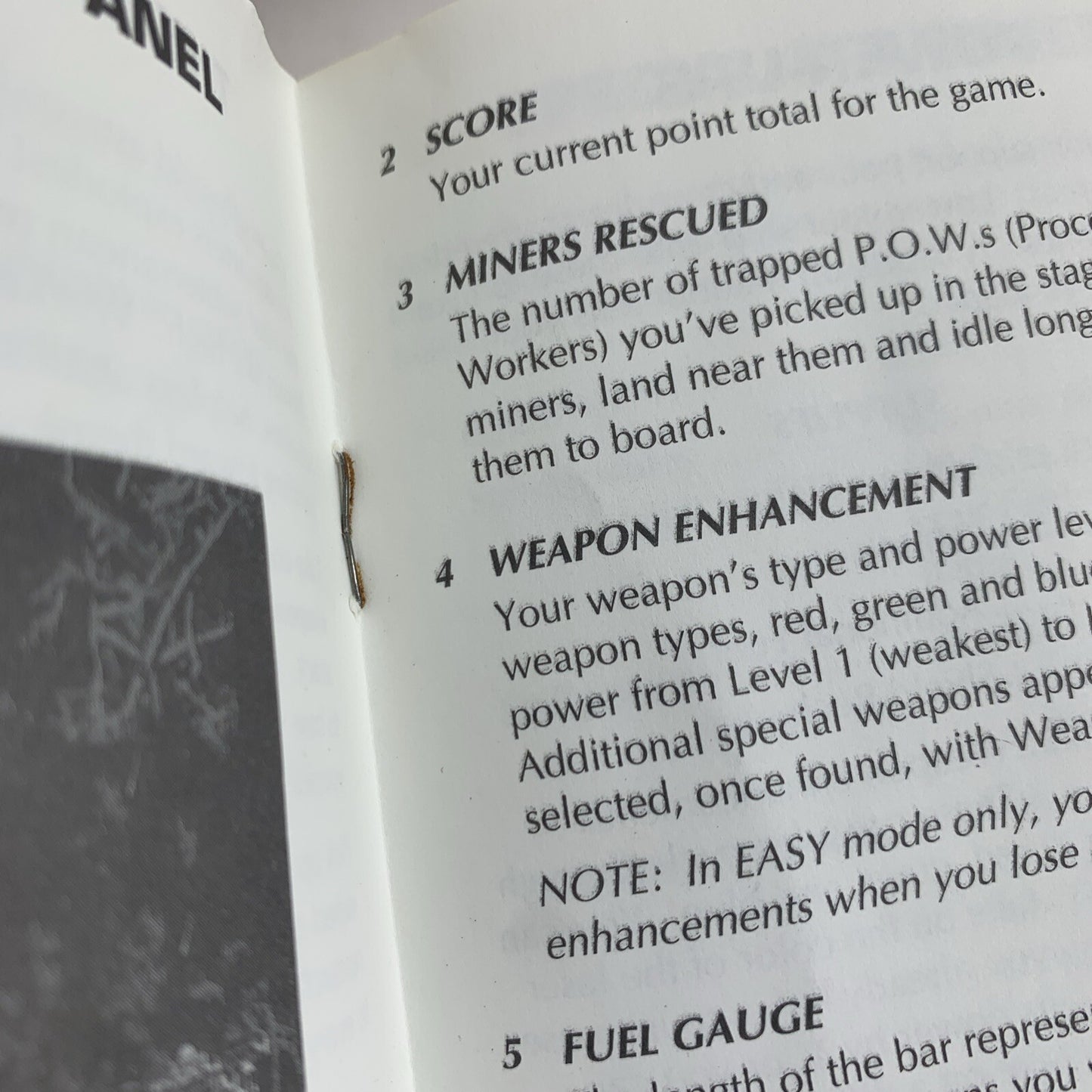 Sub Terrania (Sega Genesis, 1994) Game Case Manual Registration