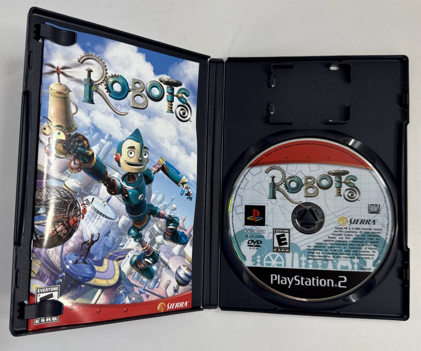 Robots (Sony PlayStation 2, 2005) Game Case Manual - Tested and Working