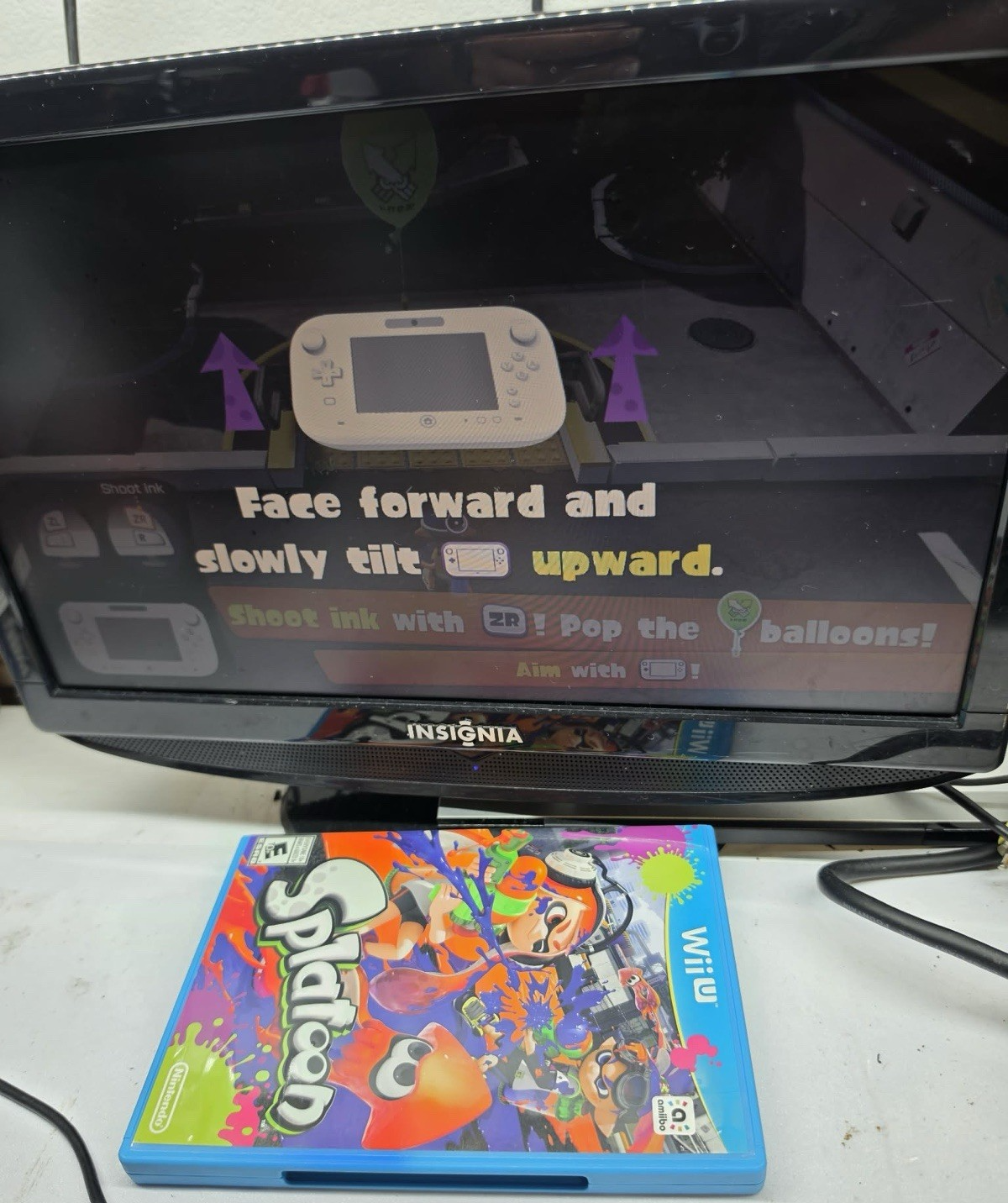Splatoon (Nintendo Wii U, 2015) Game Case Manual - Tested and Working