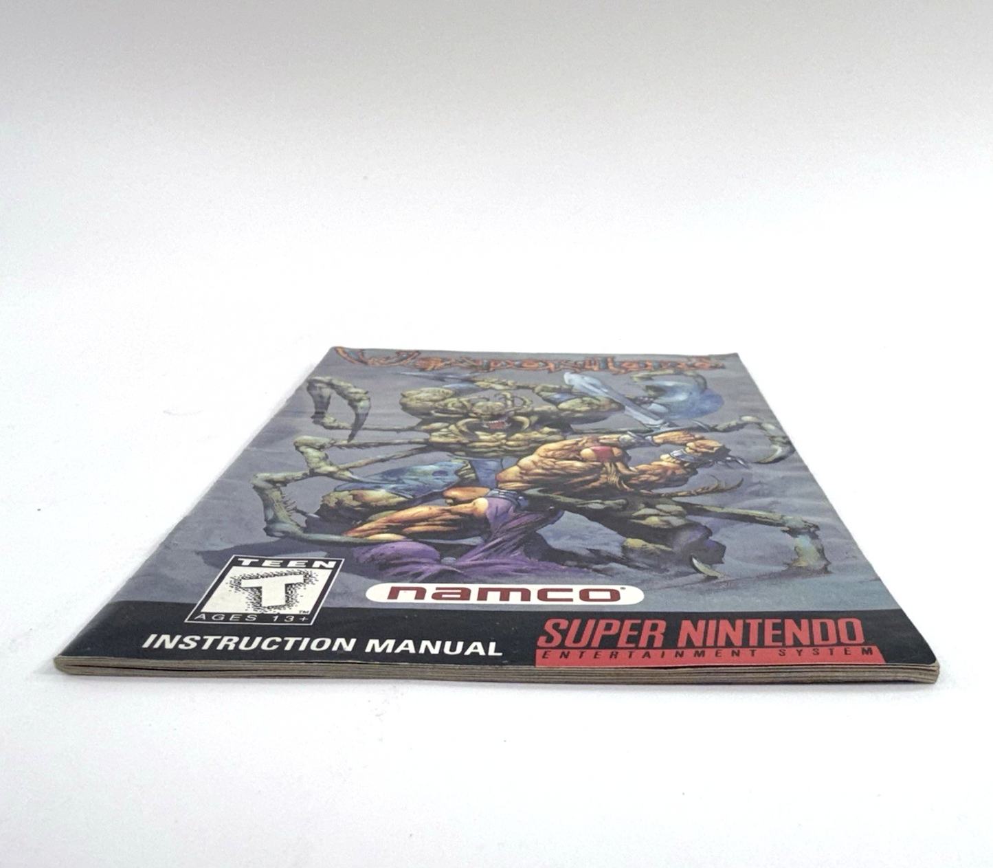 Namco 1995 Weaponlord Instruction Manual for Super Nintendo U/SNS-AWDE-USA