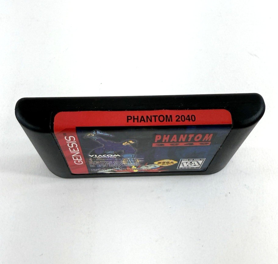 Phantom 2040 (Sega Genesis, 1995) Game, Box, Manual - Tested and Working