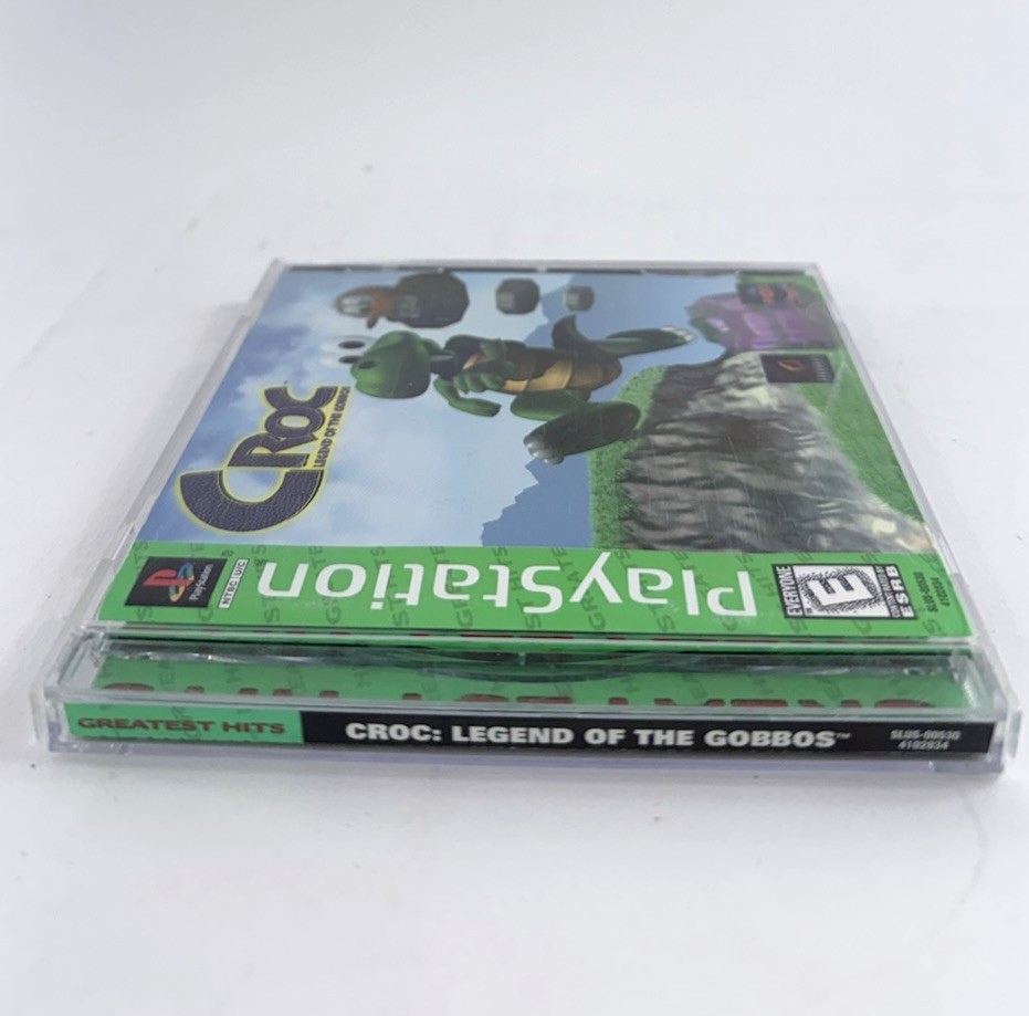 Croc: Legend of the Gobbos (PlayStation 1, 1998) Game Case Manual Registration
