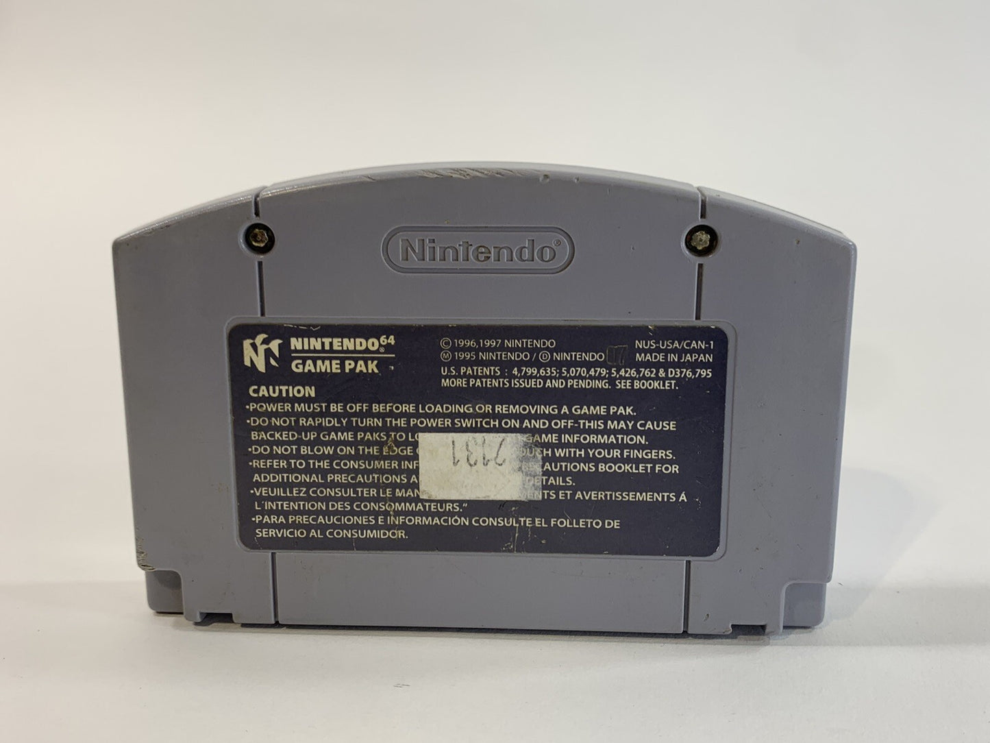 WCW Mayhem (Nintendo 64, 1999) Authentic Game Cartridge - Tested