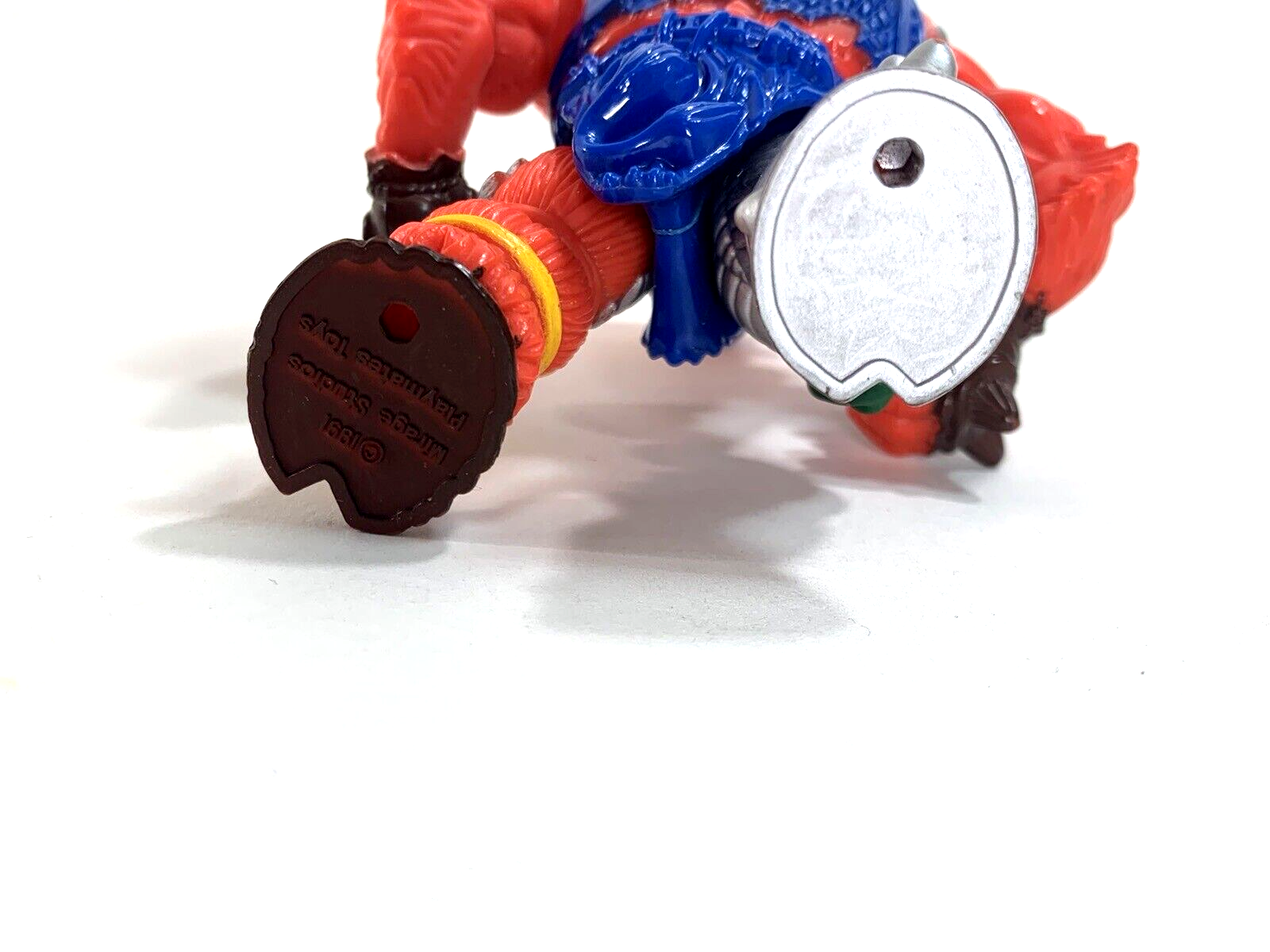 Playmates 1991 Teenage Mutant Ninja Turtle Groundchuck Red Bull Action Figure