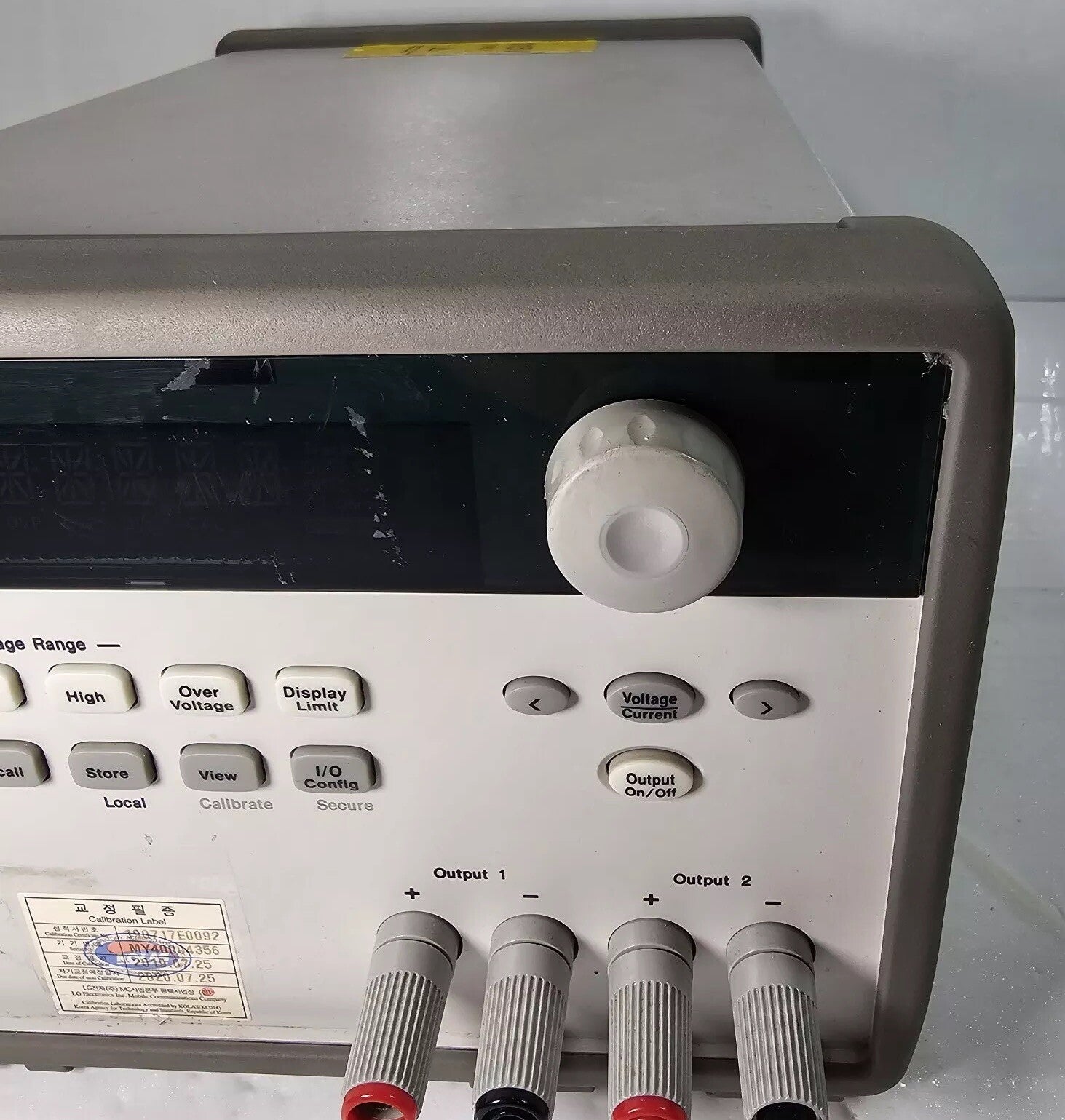 Agilent E3648A Dual Output DC Power Supply 0-8V,5A/0-20V,2.5A - Tested - 4356