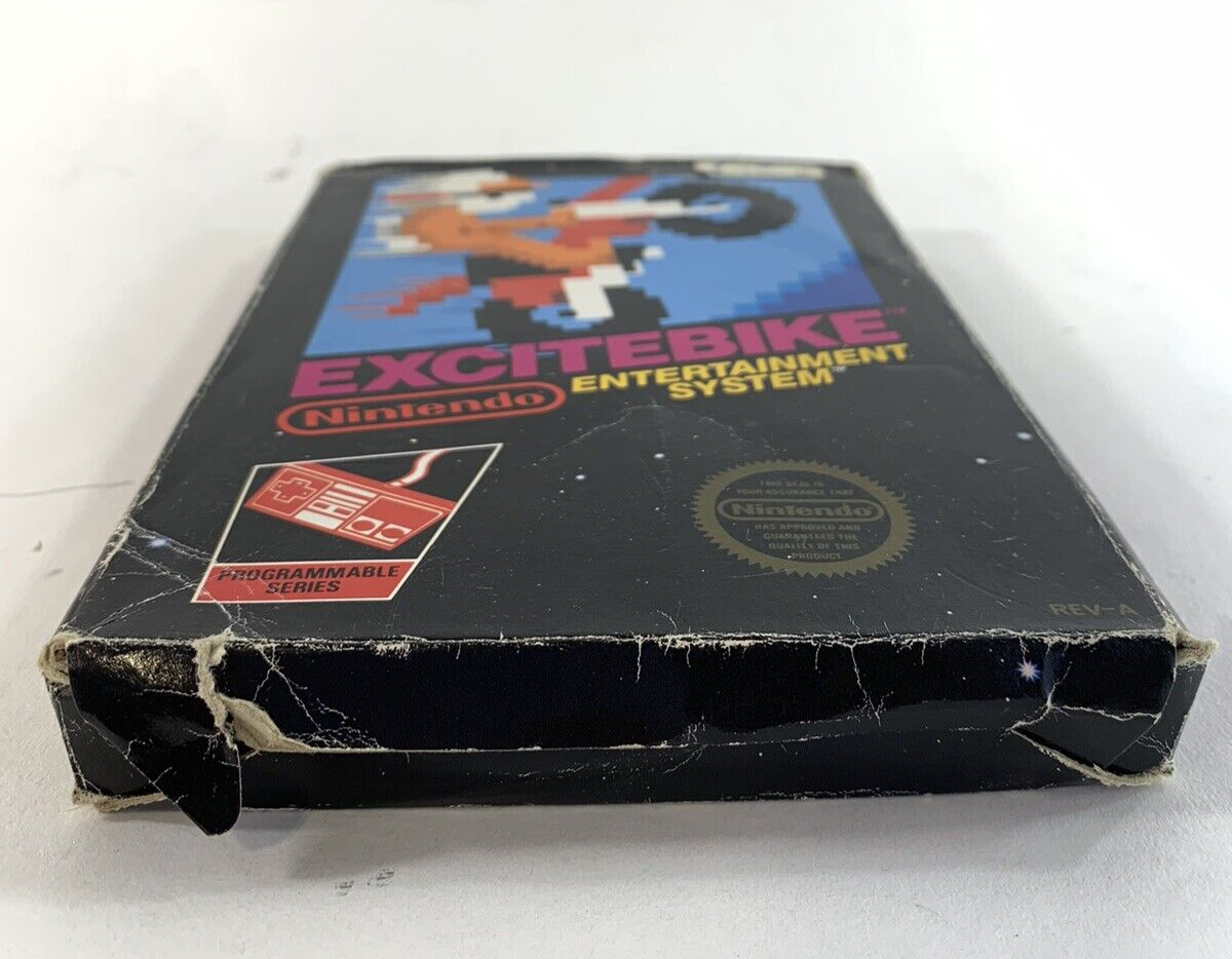 Excitebike (Nintendo Entertainment System, 1985) Game Box Poster Foam - Tested
