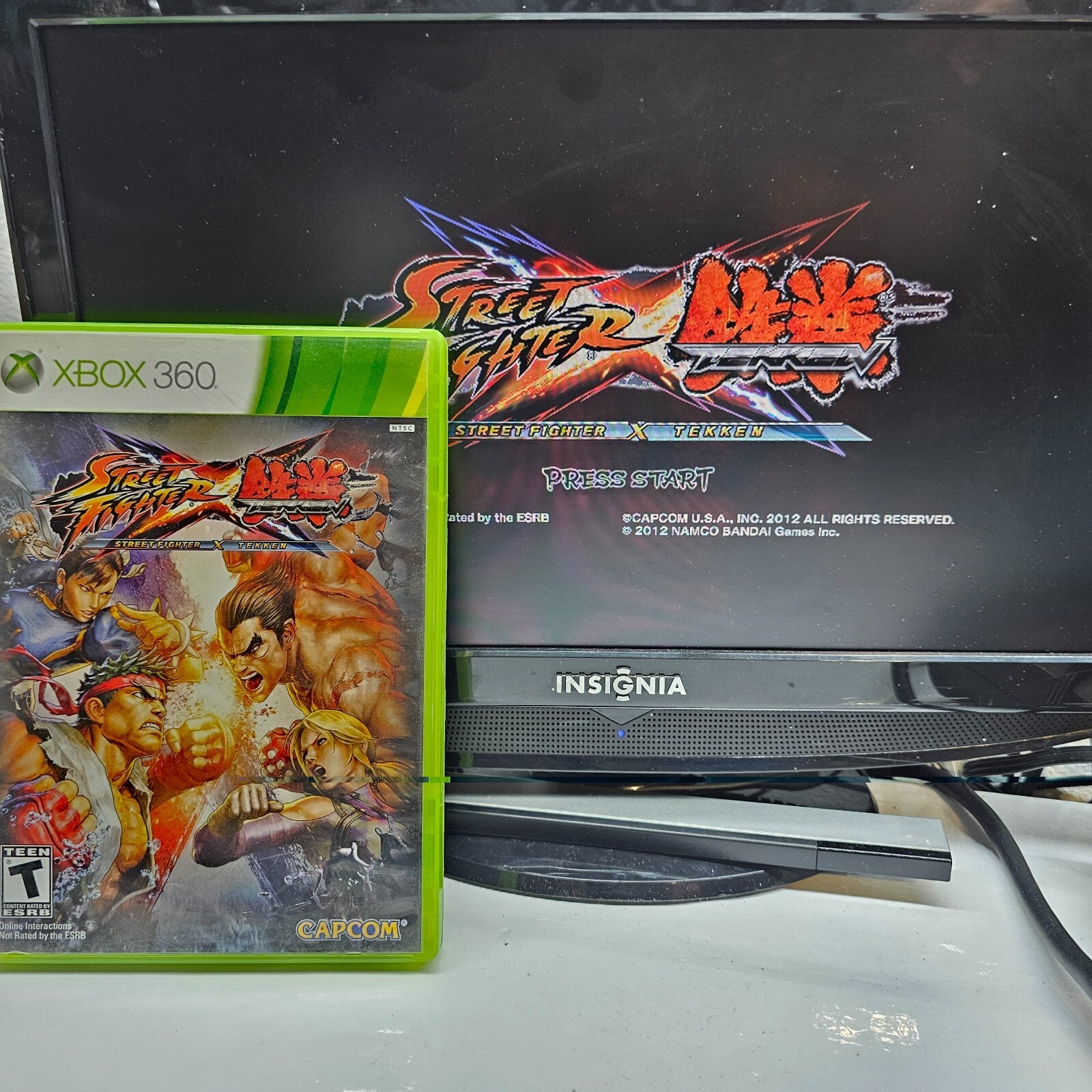 Street Fighter X Tekken (Xbox 360, 2012) Game Case Manual - Tested and Working