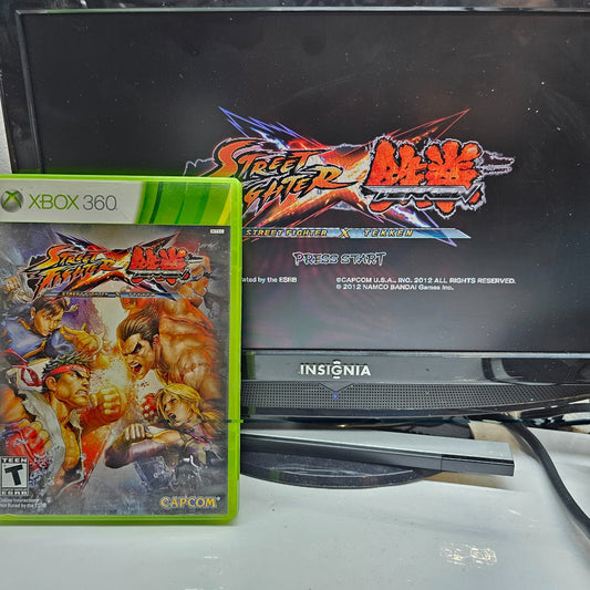 Street Fighter X Tekken (Xbox 360, 2012) Game Case Manual - Tested and Working