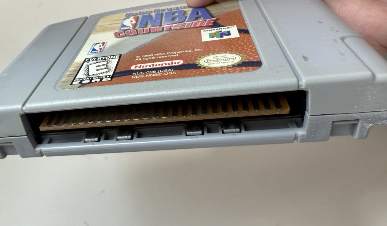 Kobe Bryant in NBA Courtside  (Nintendo 64, 1998) Game Cartridge - Tested