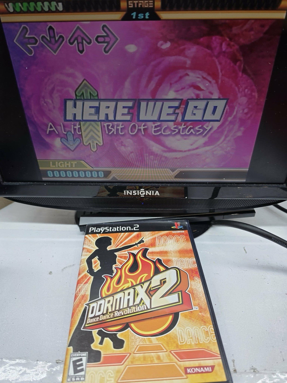 DDRMAX2: Dance Dance Revolution (PlayStation 2, 2003) Game, Case, Manual -Tested