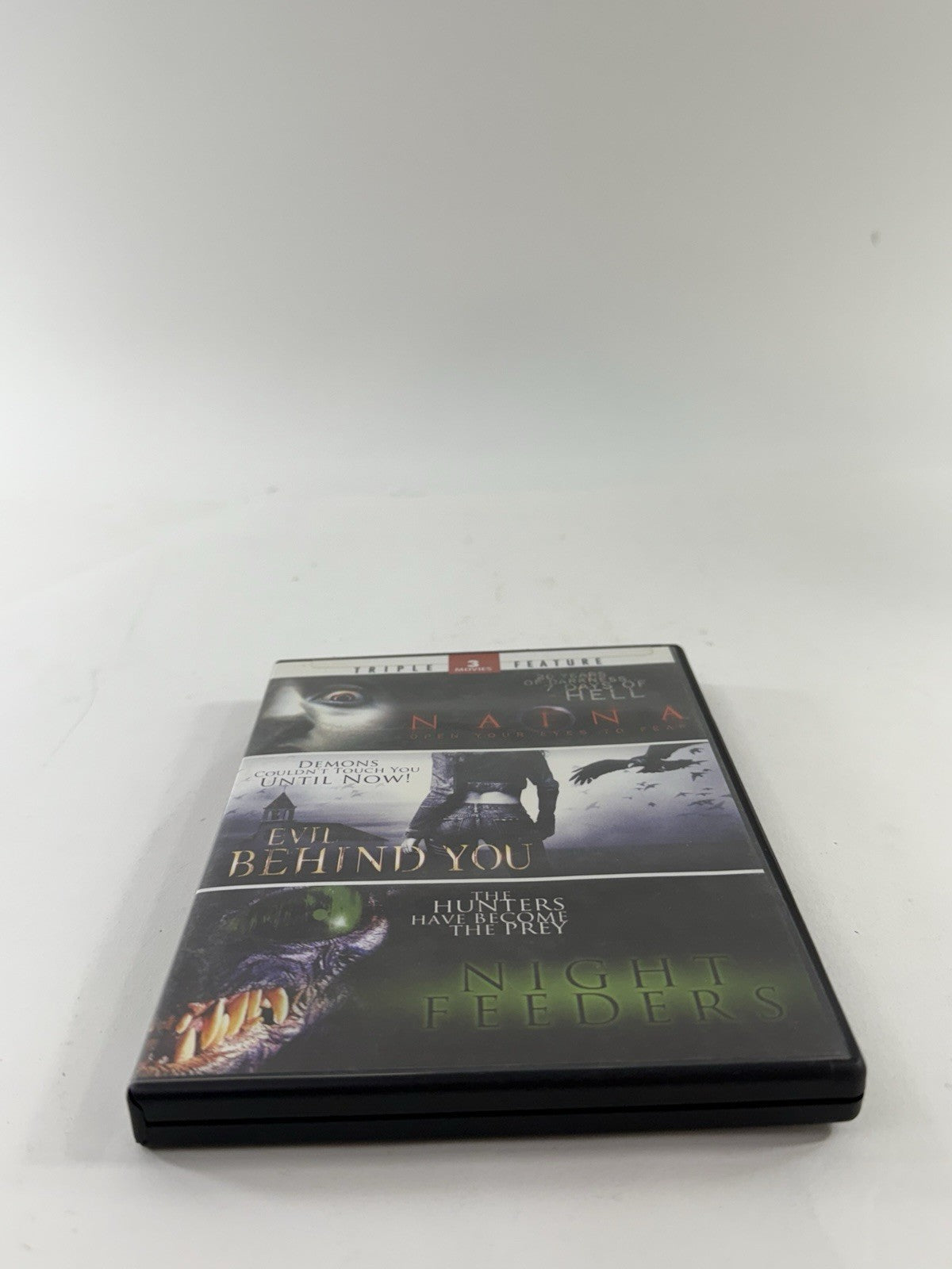 Naina/Evil Behind You/Night Feeders (DVD, 2011, 2-Disc Set) Tested and Working