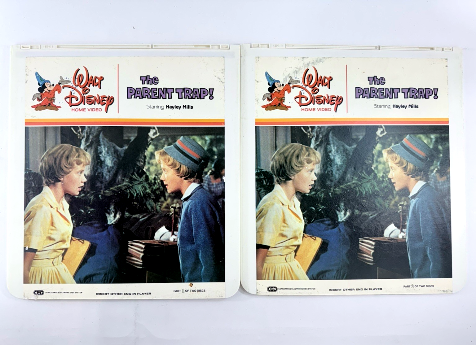Disney CED Videodisc Bundle - Parent Trap, Love Bug, Old Yeller, Absent-Minded..