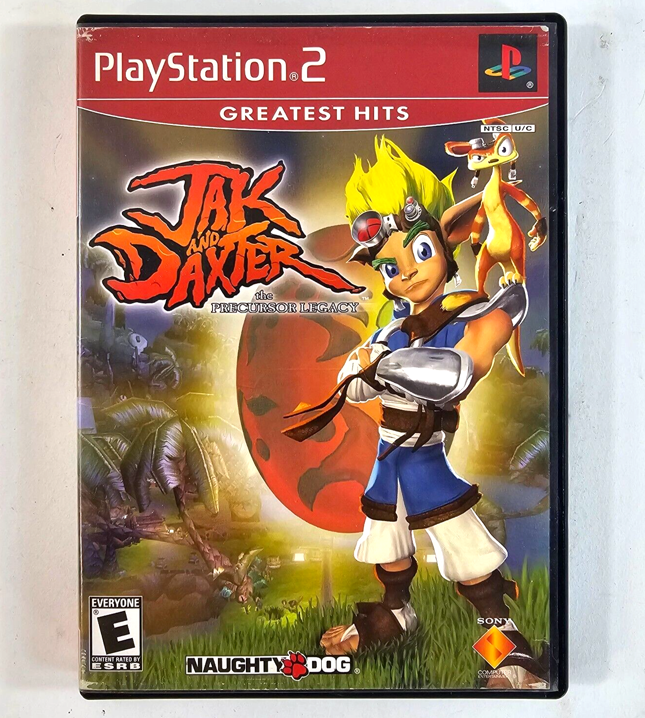 Jak And Daxter: The Precursor Legacy (PlayStation 2, 2001) Game and Case
