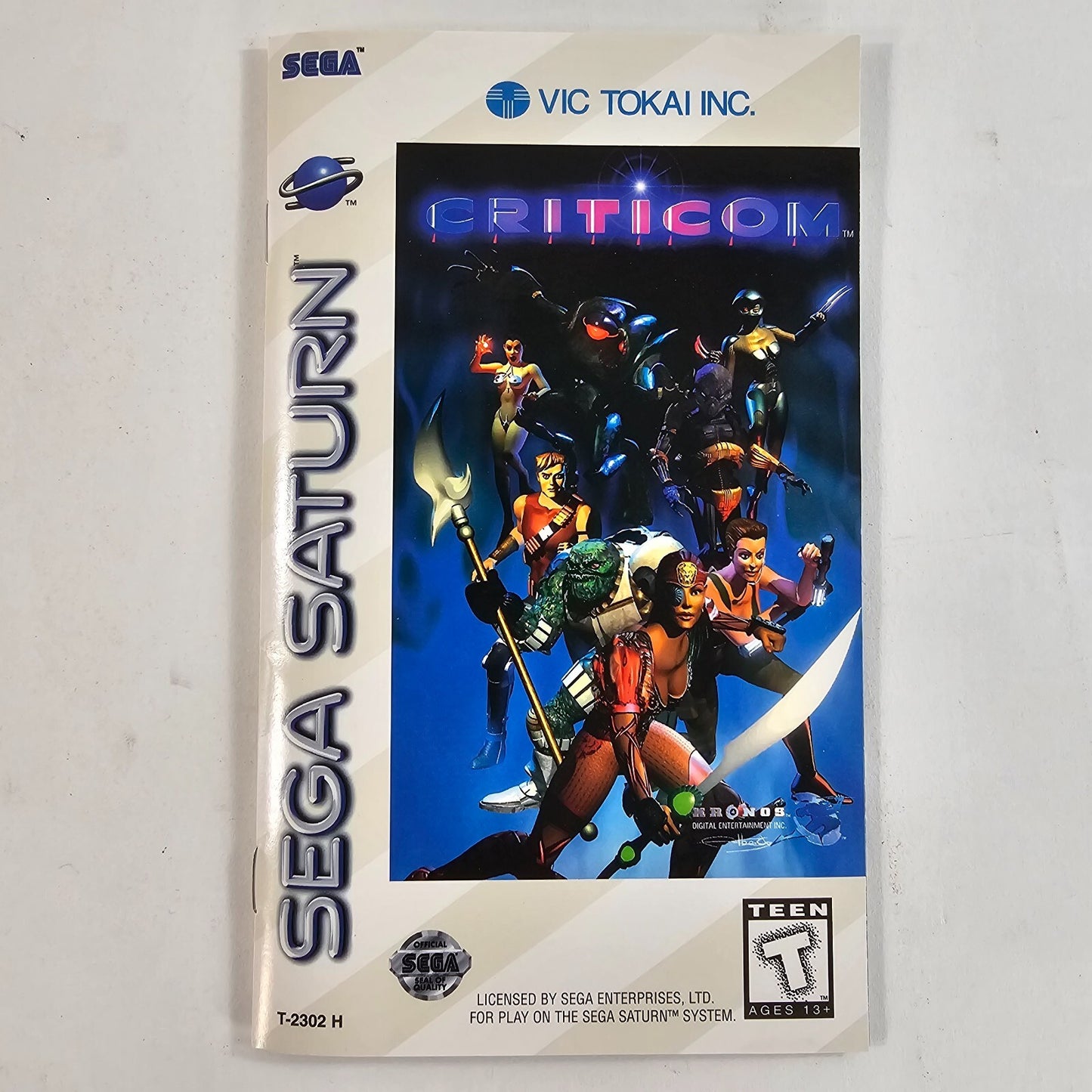 Criticom (Sega Saturn, 1995) Replacement Manual