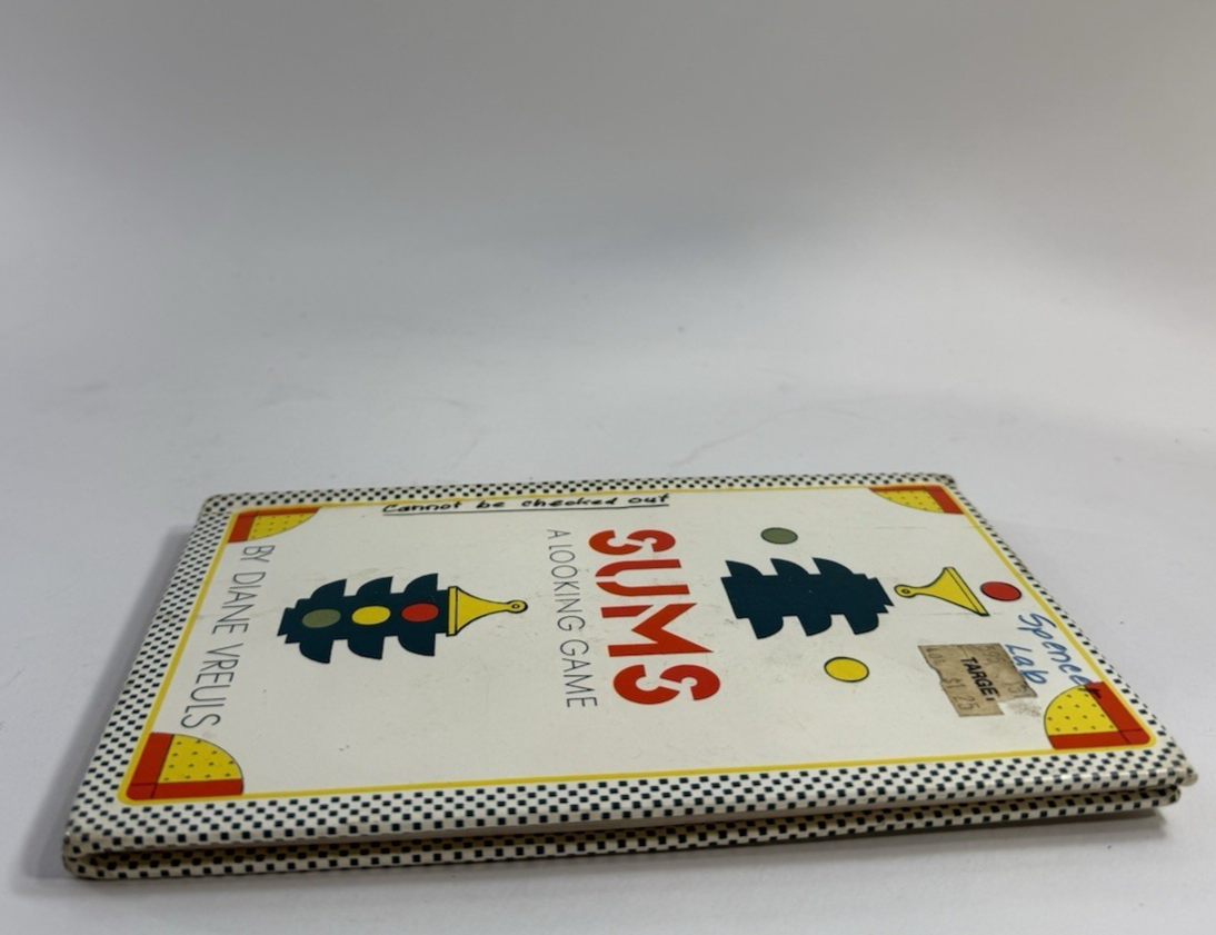 Sums: A Looking Game by Diane Vreuls (Hardcover, 1977) First Edition