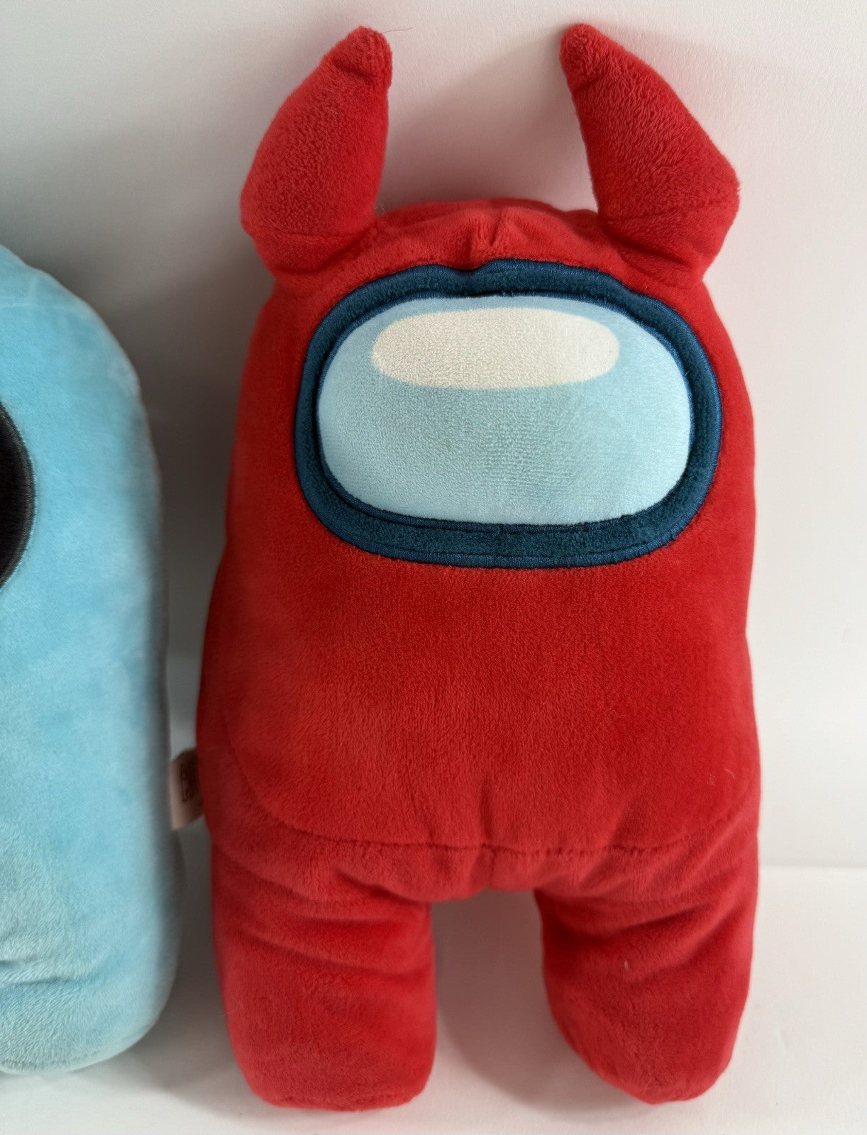 Toikido Among Us 10" Blue and Red Crewmate Plush Bundle