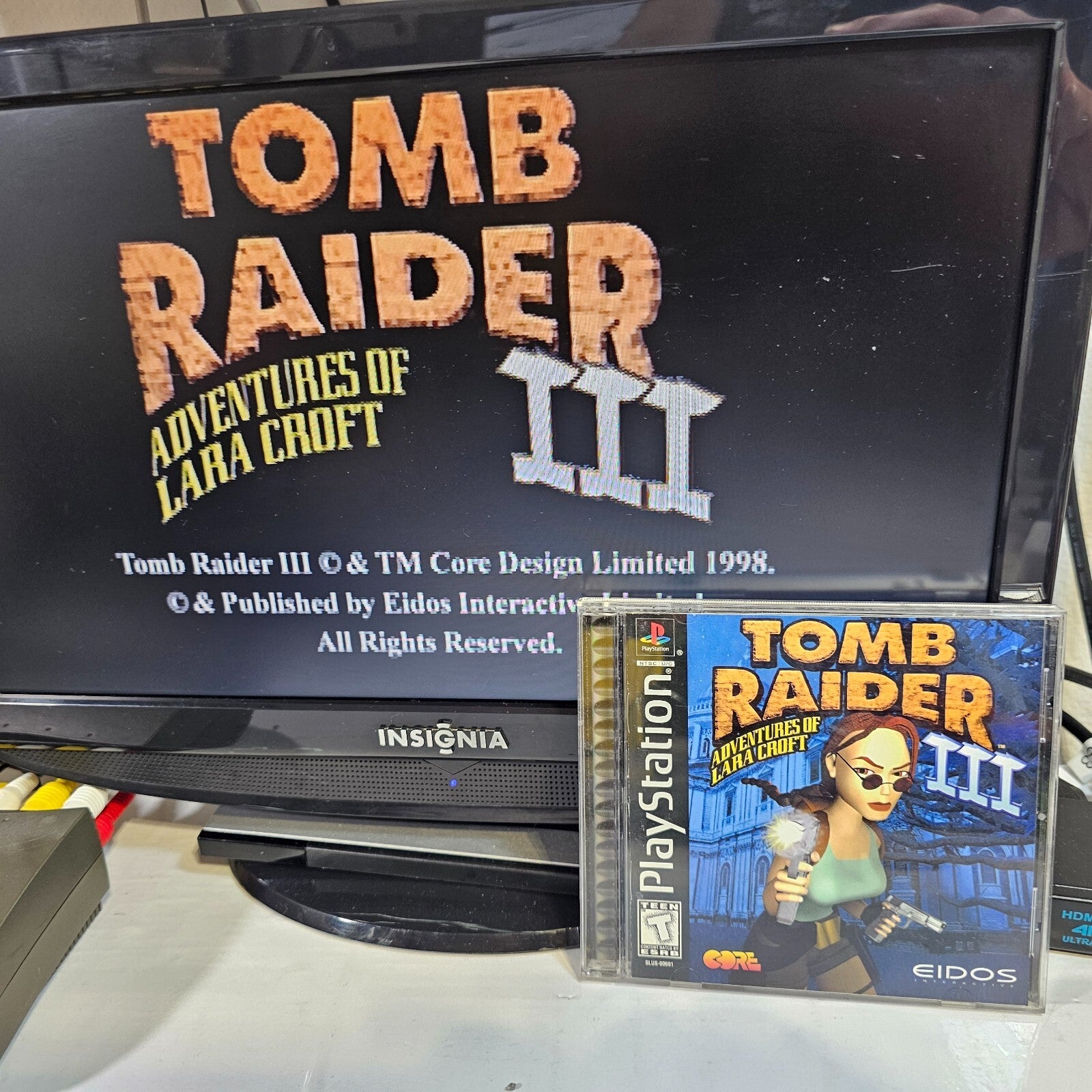 Tomb Raider III: Adventures of Lara Croft (Sony PlayStation 1, 1998) Complete