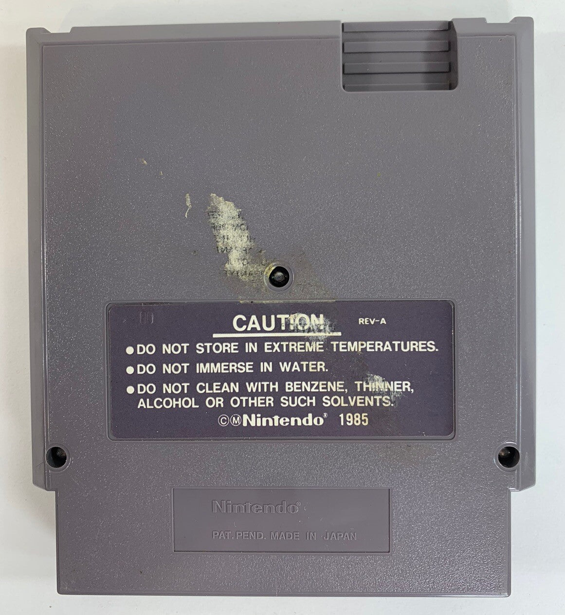 Back to the Future (Nintendo Entertainment System, 1989) Tested Game Cartridge