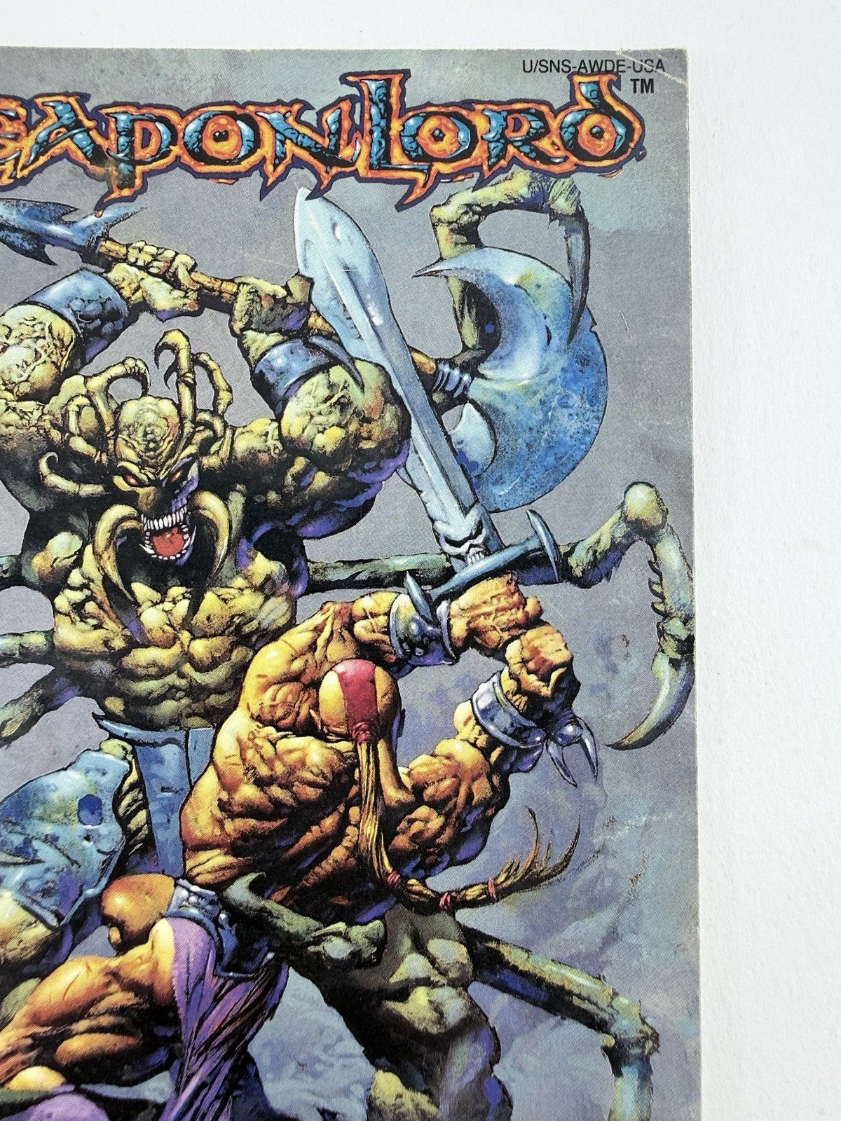 Namco 1995 Weaponlord Instruction Manual for Super Nintendo U/SNS-AWDE-USA