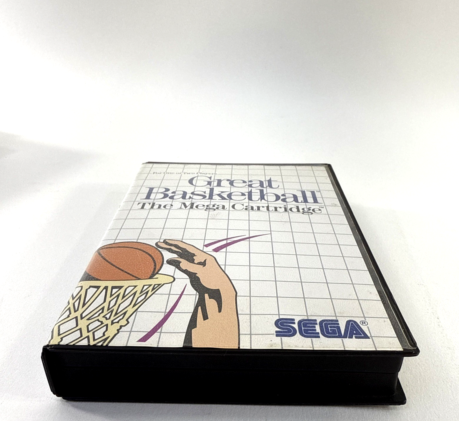 Great Baskeball (Sega Master System, 1987) Game Case Manual - Tested and Working