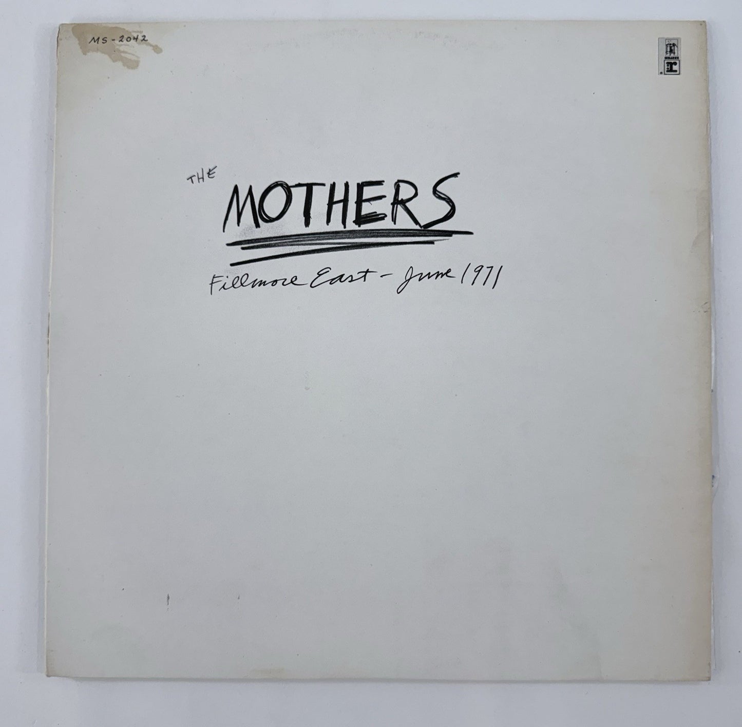 The Mothers: Fillmore East, June 1971 (U.S. Original Pressing, 1971) MS 2042