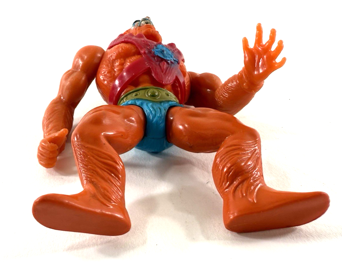 Mattel 1982 He-Man Masters of the Universe 6" Beast Man Figure with Harness