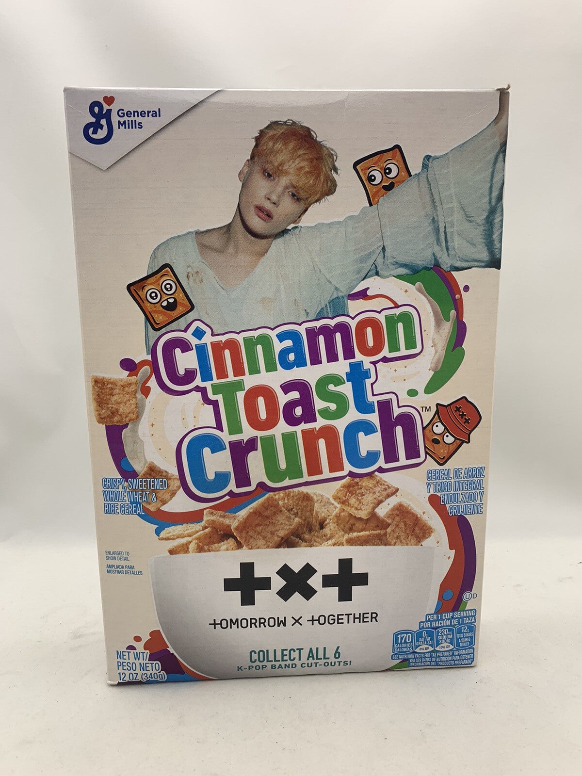 K-POP Limited Cinnamon Toast Crunch Huening Kai 12 oz. Cereal - New