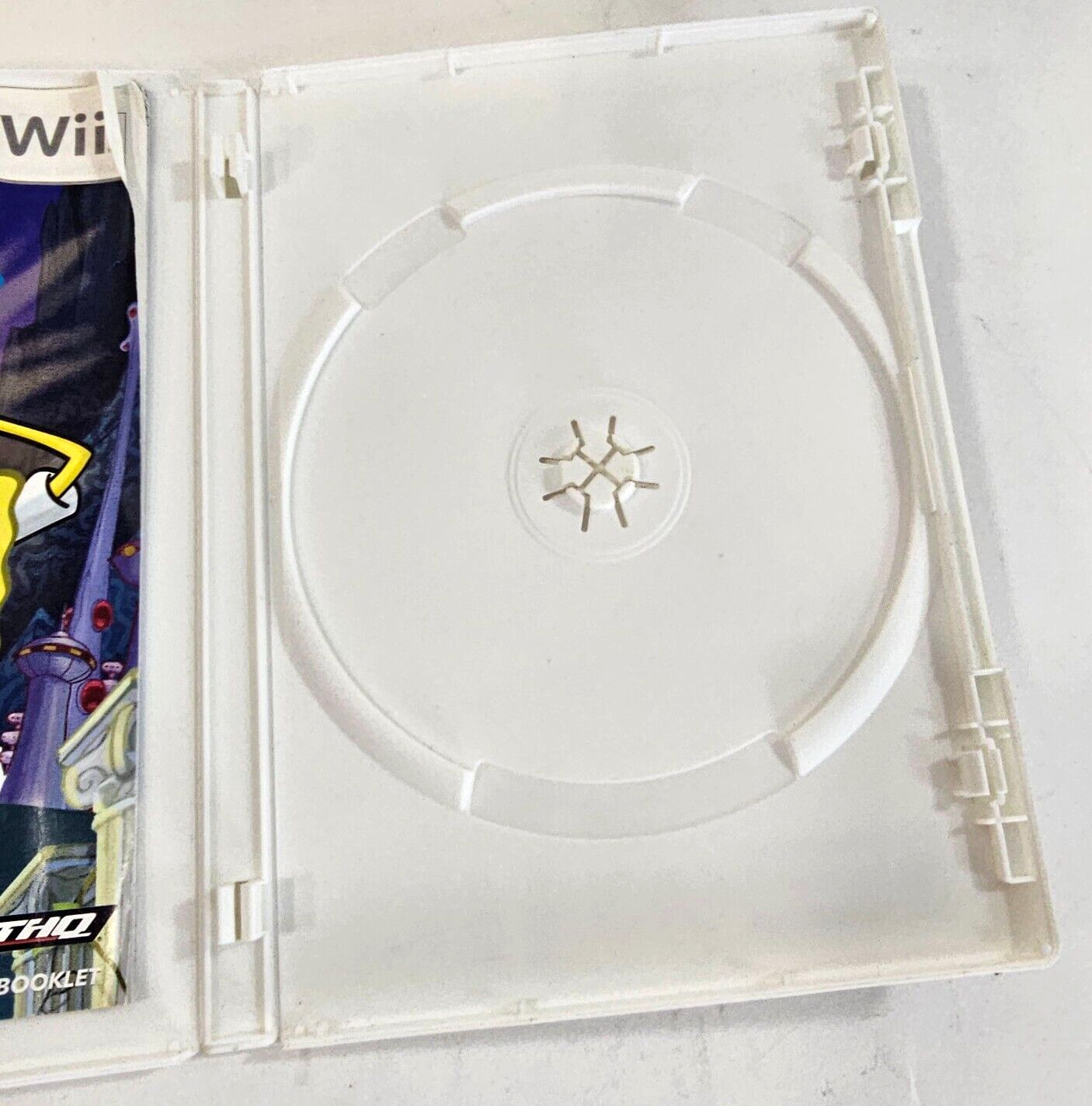 SpongeBob's Atlantis SquarePantis (Nintendo Wii, 2007) Game Case Manual - Tested