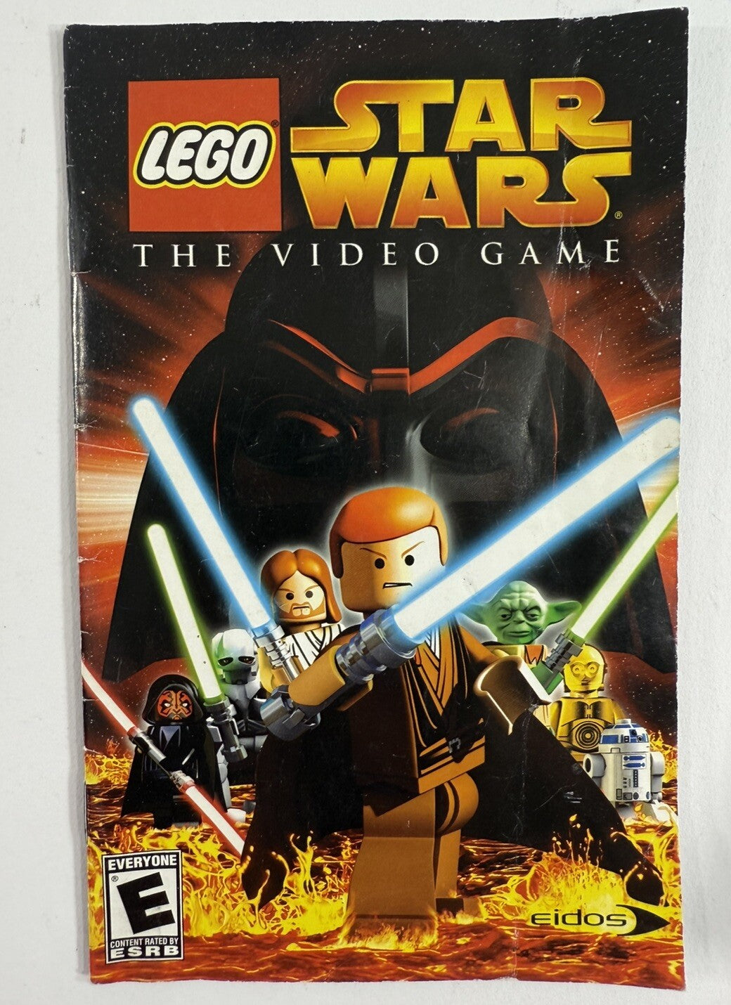 LEGO Star Wars: The Video Game (PlayStation 2, 2005) Game Case Manual - Tested