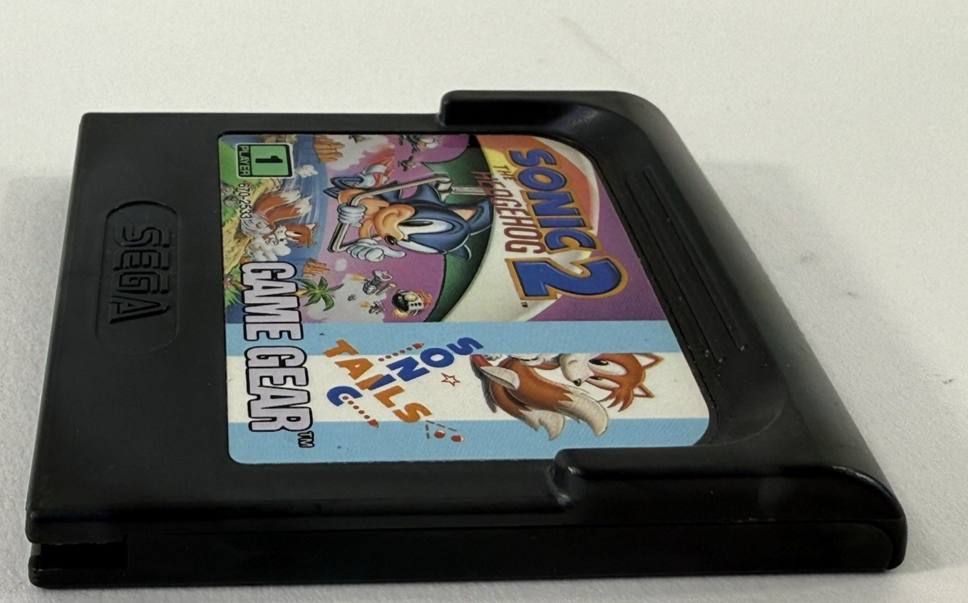 Sonic the Hedgehog 2 (Sega Game Gear, 1992) Game Cartridge - Tested