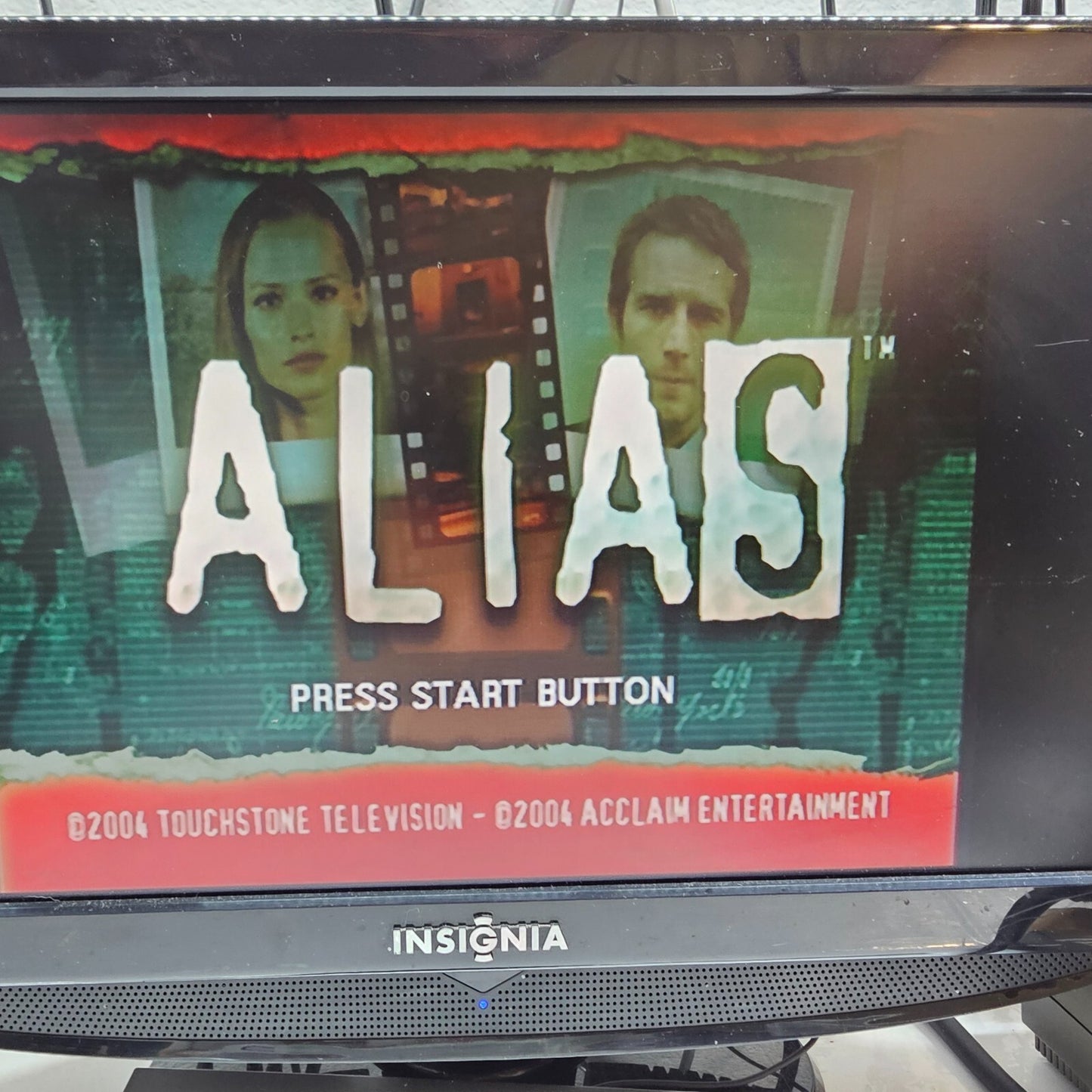 Alias (Sony PlayStation 2, 2004) Game Case Manual Registration - Tested