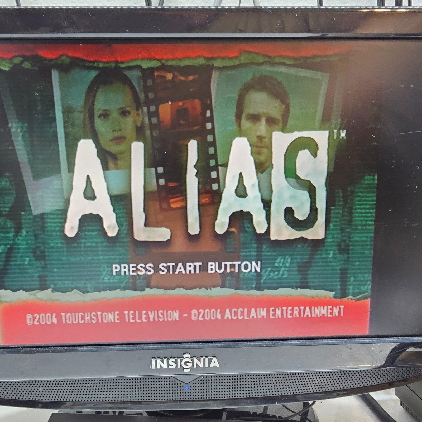 Alias (Sony PlayStation 2, 2004) Game Case Manual Registration - Tested