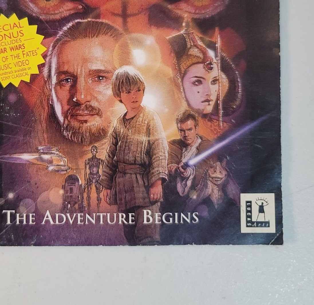 Star Wars: Episode I The Phantom Menace (PlayStation 1, 1999) Game Manual