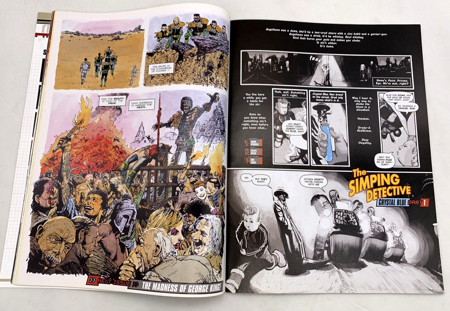 200AD Judge Dredd Megazine Meg #221 - 27 July 2004 - Sleazy Rider UK Comics