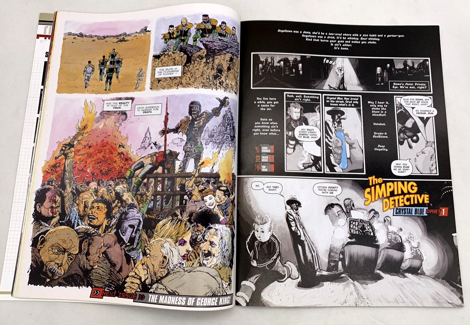 200AD Judge Dredd Megazine Meg #221 - 27 July 2004 - Sleazy Rider UK Comics