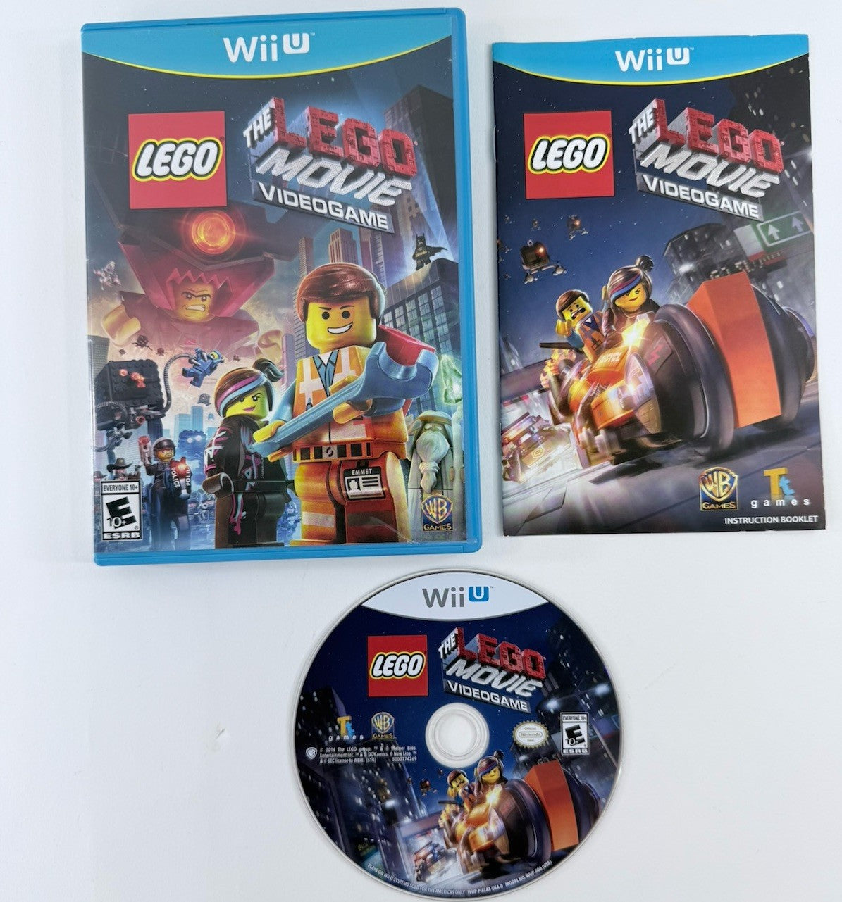 The LEGO Movie Videogame (Nintendo Wii U, 2014) Game Case Manual - Tested
