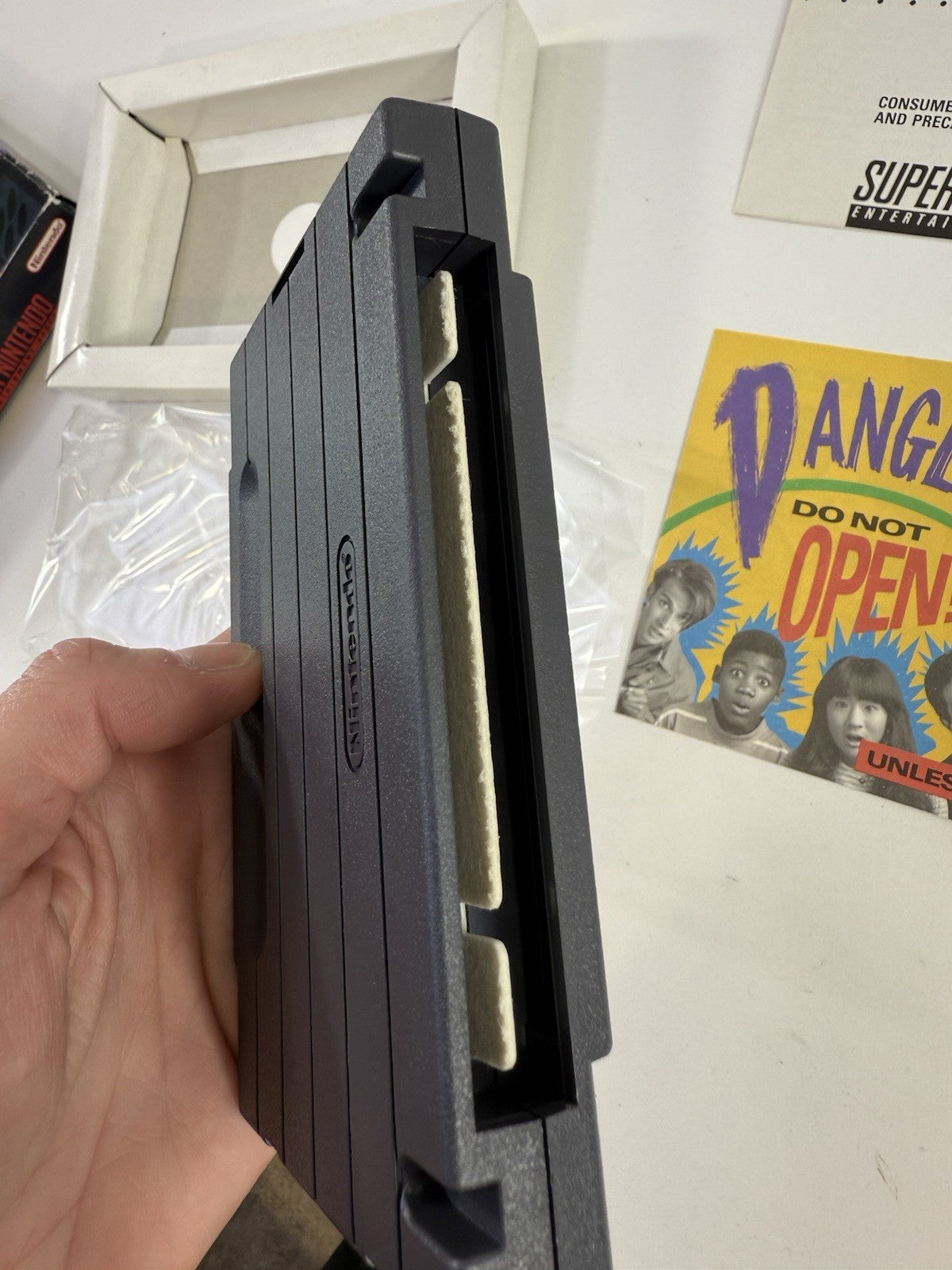 Cleaning Kit For Super Nintendo Entertainment System with Box, Manual, Inserts