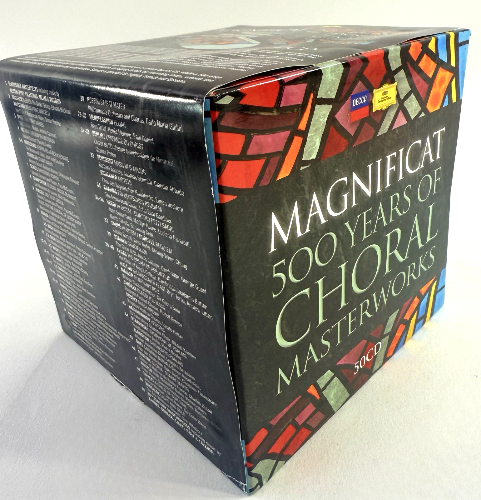 Decca/DGG Magnificat 500 Years Of Choral Masterworks 50 CD Set + CDRom & Booklet