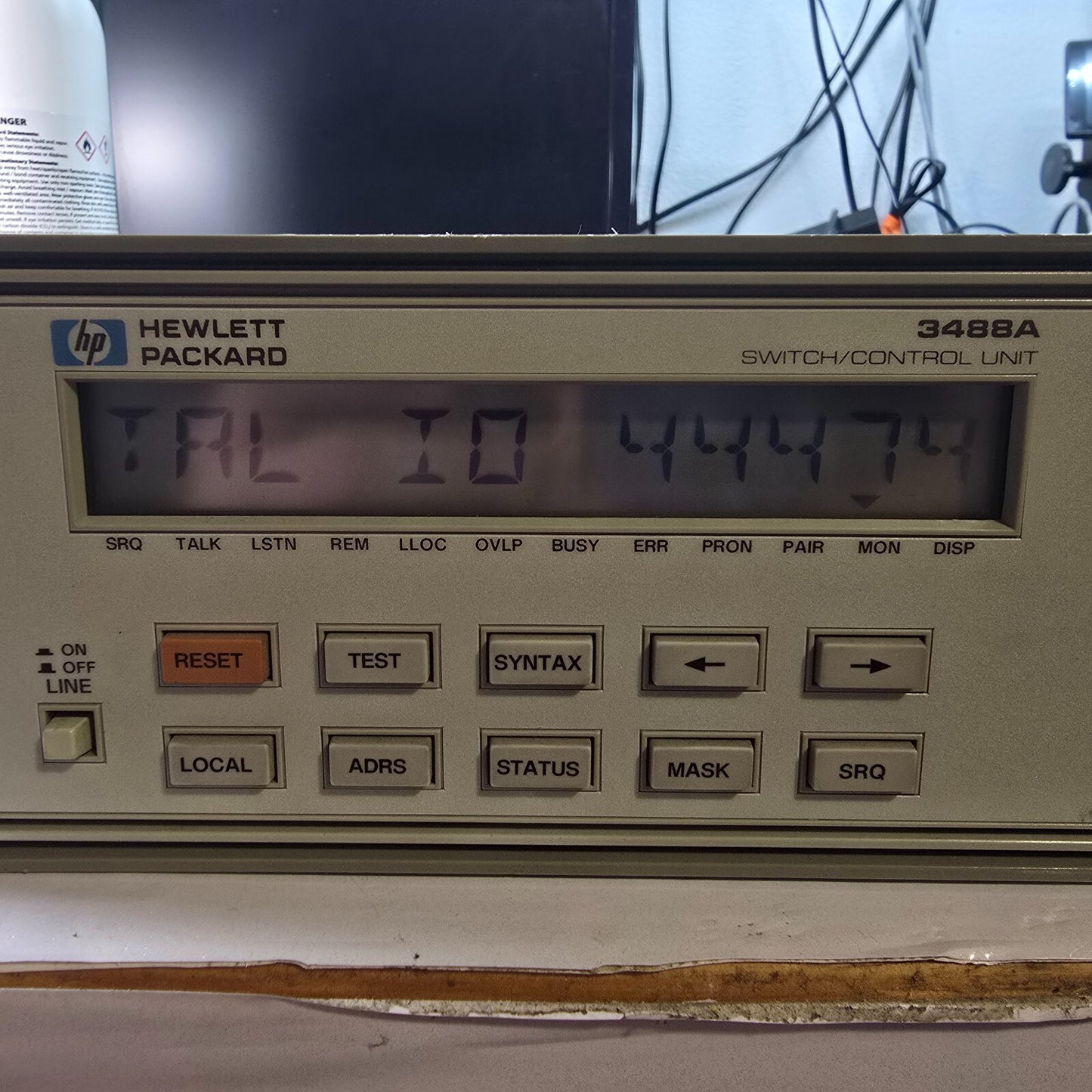 HP Agilent 44474A Digital Input/Output Switch Module - Tested and Working (1112)