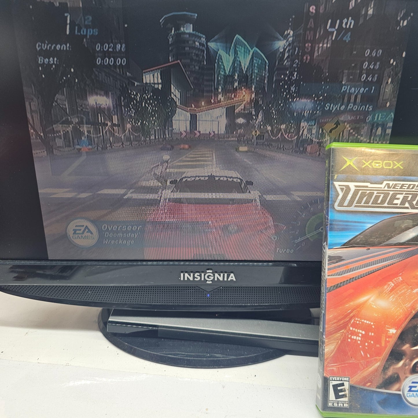 Need for Speed: Underground (Microsoft Xbox, 2003) Game Case Manual Registration