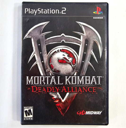 Mortal Kombat: Deadly Alliance (Sony PlayStation 2, 2002) Game and Case - Tested