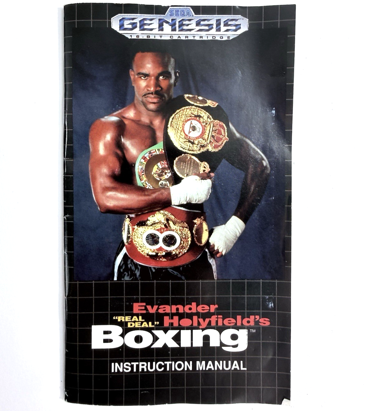 Evander Holyfield's "Real Deal" Boxing (Sega Genesis, 1992) Game, Case,  Manual