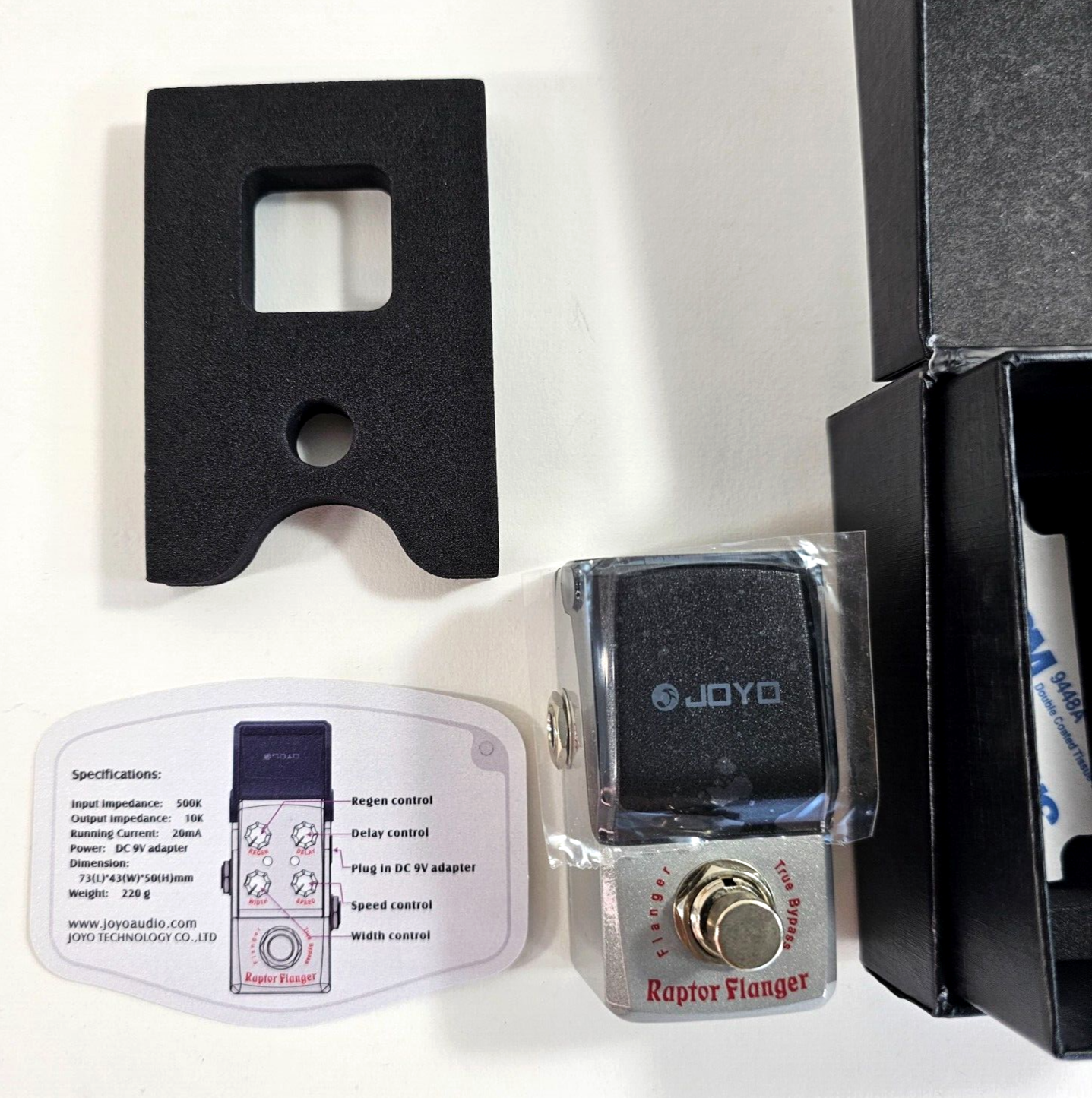 JOYO JF-327 Raptor Flanger Ironman Series Guitar Effects Pedal - Open Box