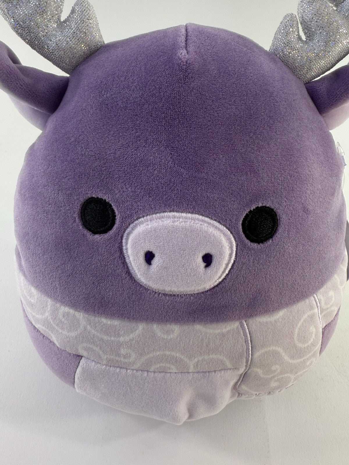 Squishmallows 7.5" Markina Purple Holiday Moose With Tags