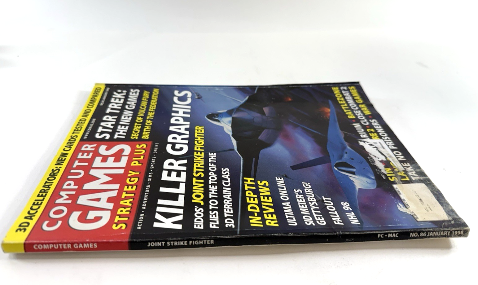 Computer Games Strategy Plus Magazine No. 86 January 1998 Joint Strike Fighter