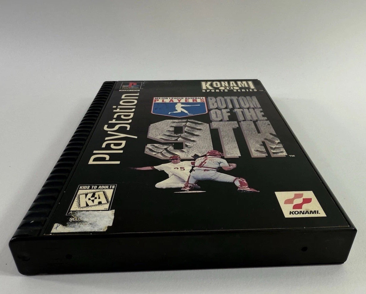 Bottom of the 9th [Long Box] (PlayStation 1, 1996) Game Case Manual - Tested