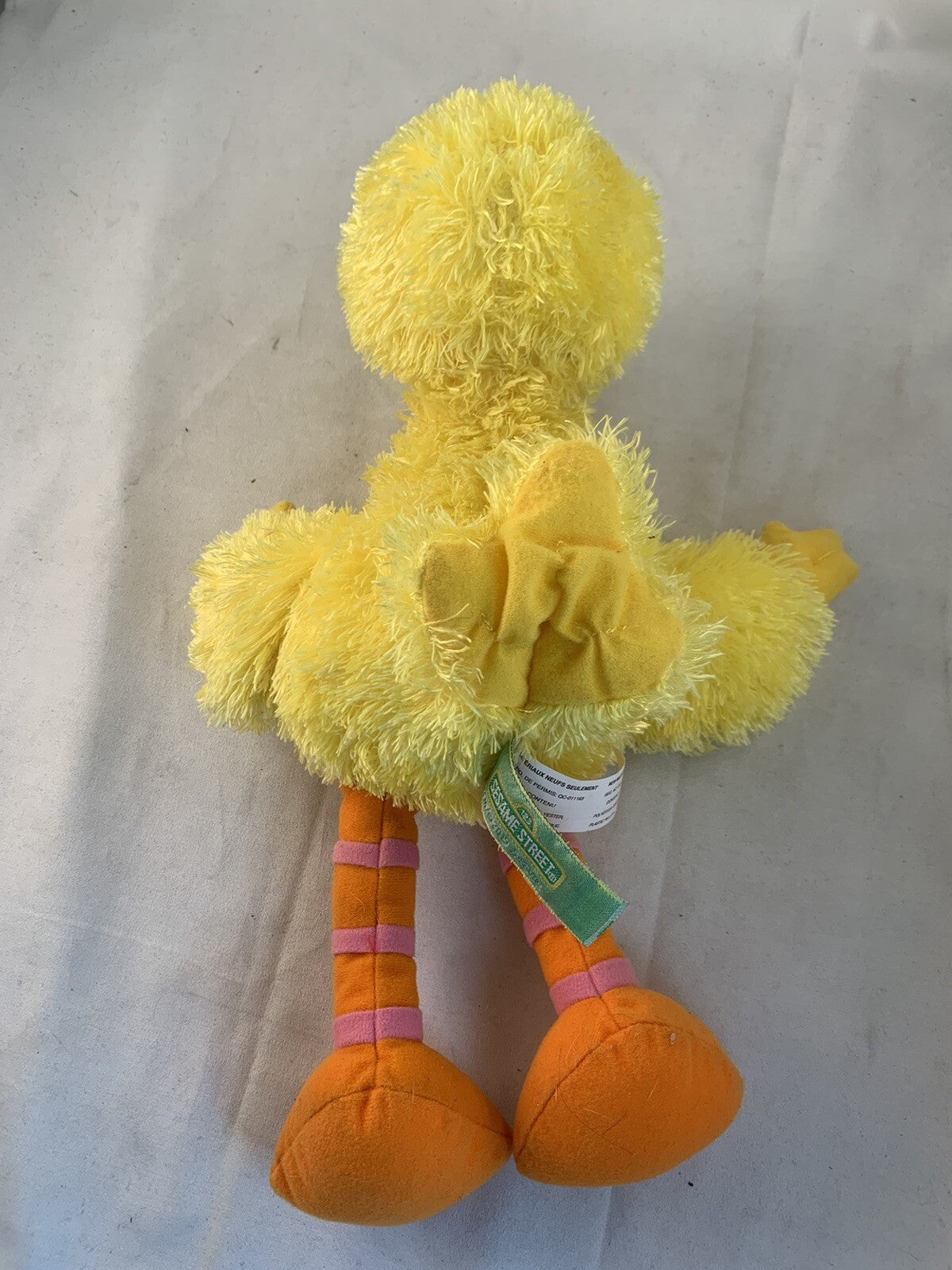 Big Bird Sesame Street Plush 2015 Stuffed Animal Toy 14" Yellow Soft