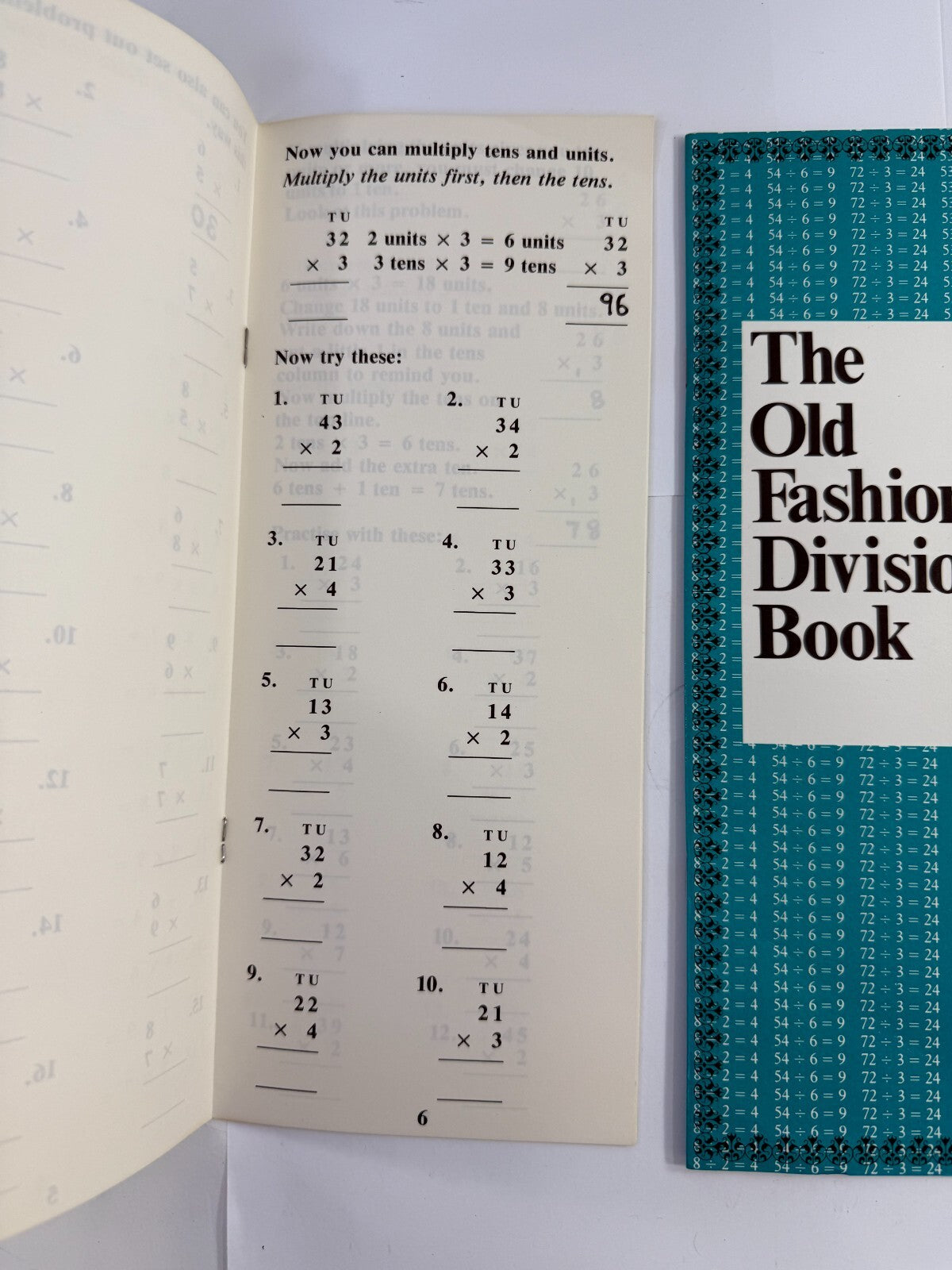 The Old Fashioned Division Book/Multiplication/Taking-Away Book (Math Bundle)