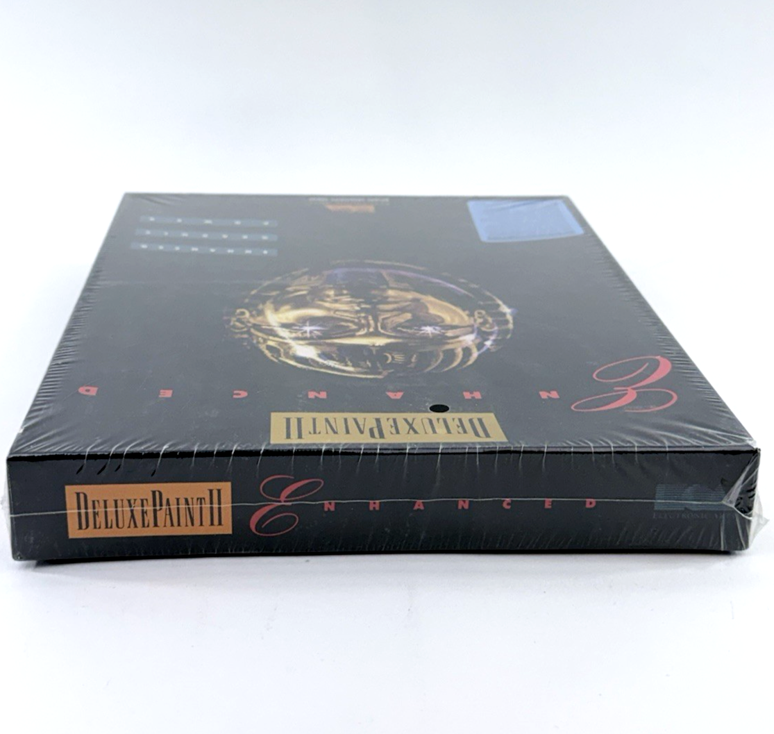 Electronic Arts DeluxePaint II Enhanced IBM PC MS-DOS Sealed Big Box Software